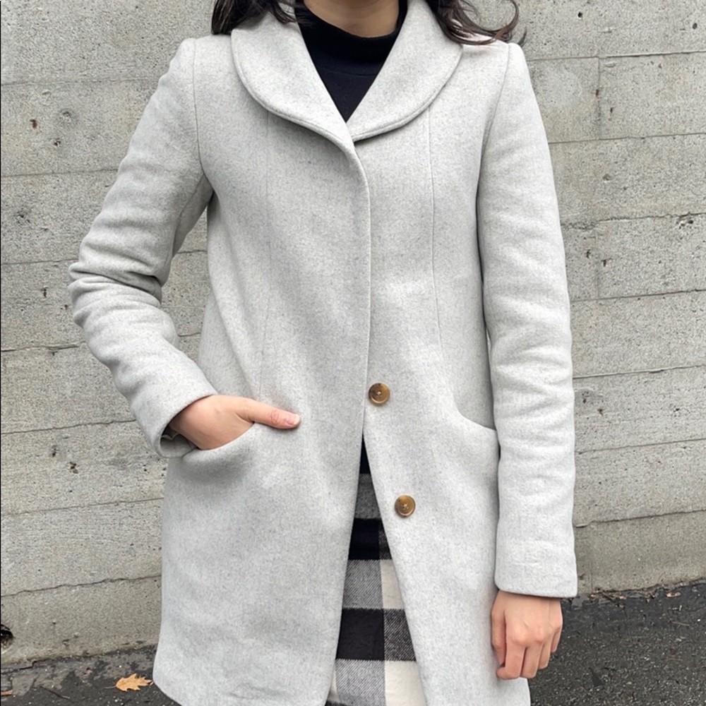 Aritzia Wilfred Cocoon Wool Coat
